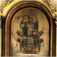 (37/249): Bodaki - Cerkiew prawosawna w. Dymitra, obraz Jezusa z jedn nog