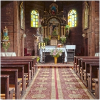 (10/153): Chmiel - Cerkiew św. Mikołaja (obecnie kościół rzymskokatolicki pod tym samym wezwaniem), wntrze