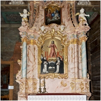(24/153): Haczów - Kościół Wniebowzięcia NMP i św. Michała Archanioła, wnętrze