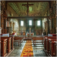 (26/153): Haczów - Kościół Wniebowzięcia NMP i św. Michała Archanioła, wnętrze