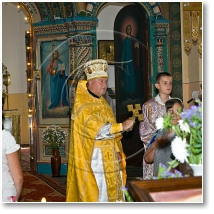 (9/72): Białowieża - cerkiew Św. Mikołaja wnętrze