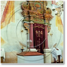 (21/52): Tykocin synagoga fragment wntrza