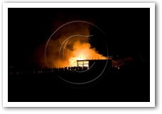 (73/101): Sopot pożar przy molo , 2009 r.