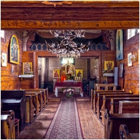 (119/153): Smolnik - Cerkiew św. Michała Archanioła  dawna greckokatolicka cerkiew w Smolniku. Od 1974 kościół rzymskokatolicki, wnetrze