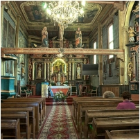 (130/153): Święcany - Kościół parafialny pw. św. Anny w Święcanach - zbudowany w roku 1520, wnętrze