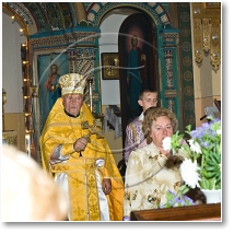 (6/72): Białowieża - cerkiew Św. Mikołaja wnętrze
