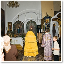 (17/72): Białowieża - cerkiew Św. Mikołaja wnętrze