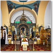 (22/72): Białowieża cerkiew Św. Mikołaja wnętrze