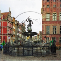 (12/91): Gdańsk fontanna i Neptung