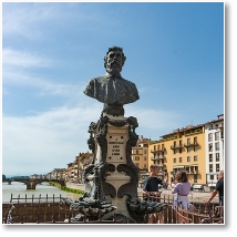 (46/124): Florencja, popiersie Benvenuto Celiniego